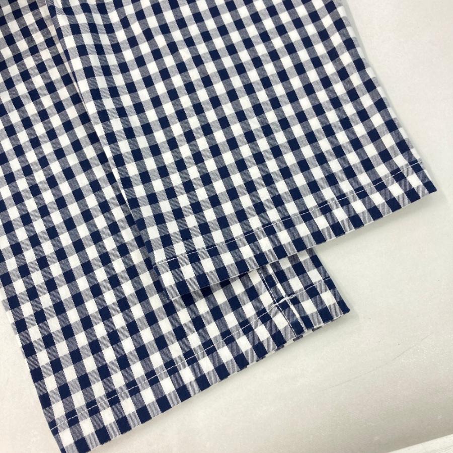 BEAMS GOLF ビームスゴルフ ストレッチパンツ チェック柄 ネイビー系 L