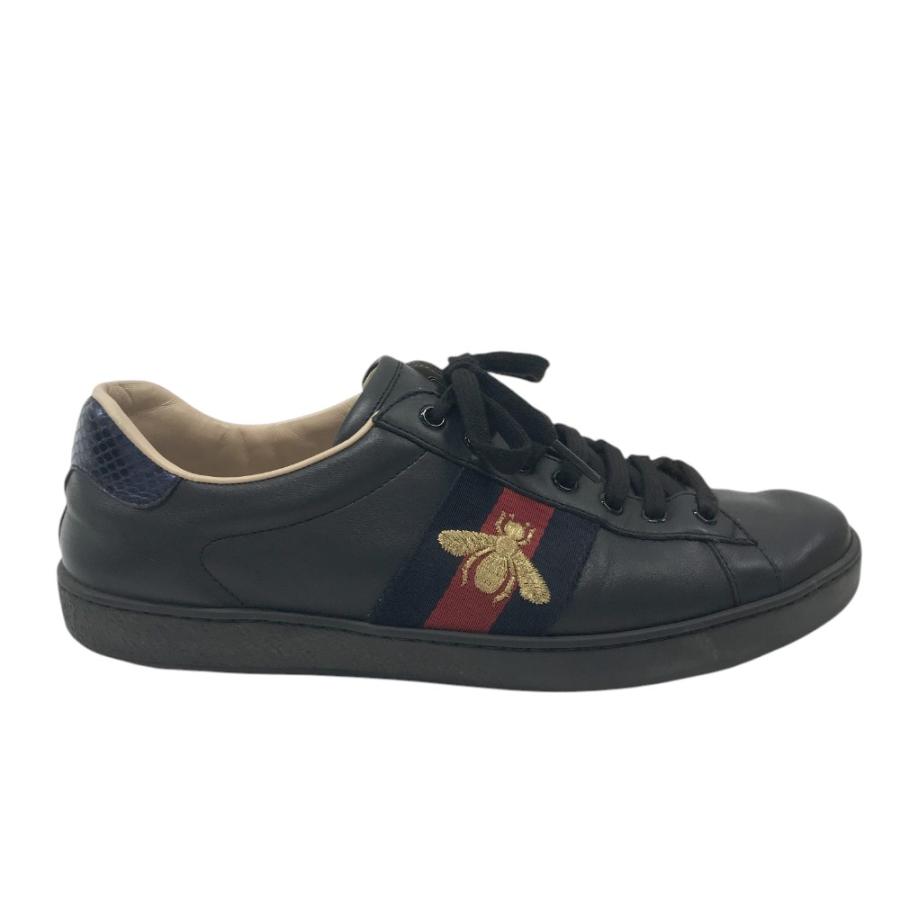 GUCCI グッチ 429446 ACE BEE ローカットスニーカー ブラック系 8 