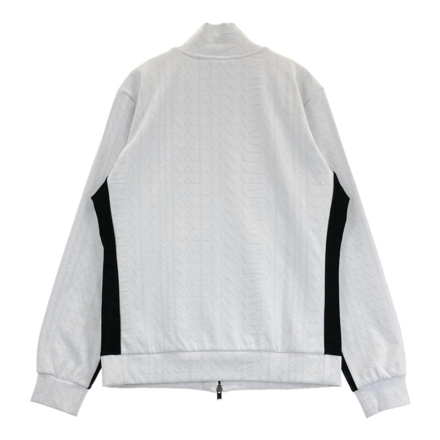 MARK&LONA マークアンドロナ ; ジップジャケット ロゴ総柄