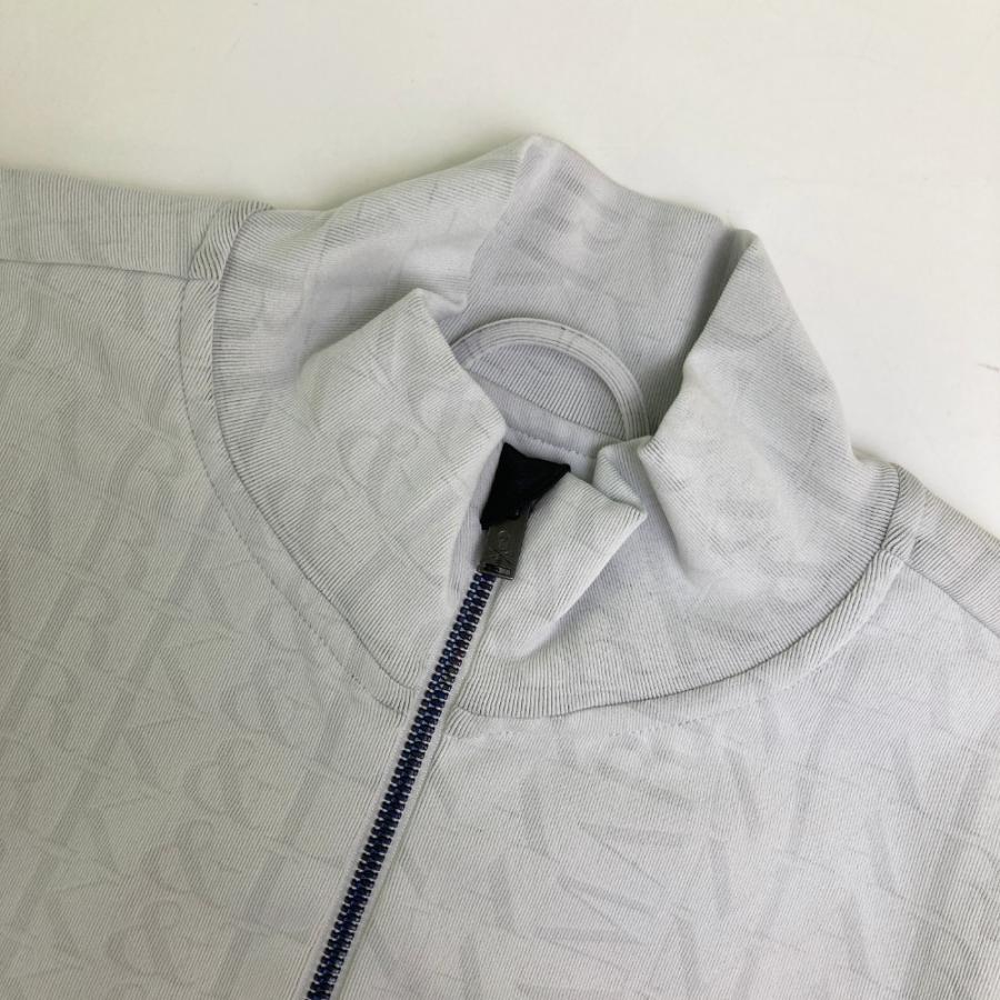 MARK&LONA マークアンドロナ ; ジップジャケット ロゴ総柄