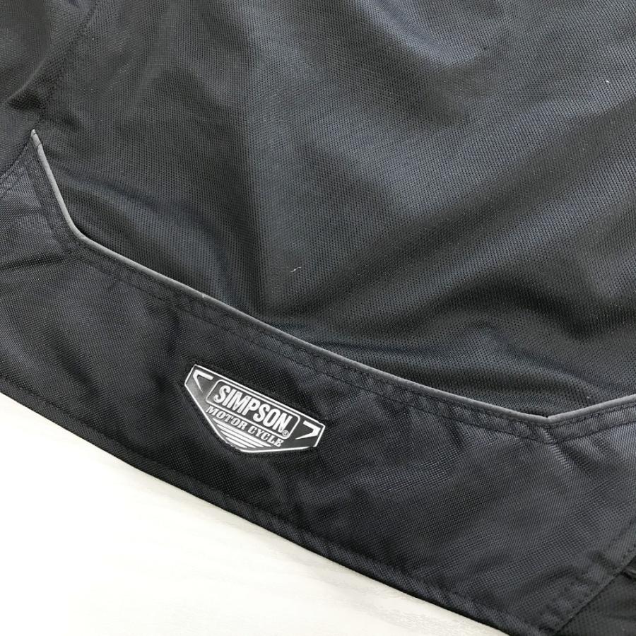 SIMPSON（シンプソン） SJ-8117 メッシュ ジャケット ブラック系 L