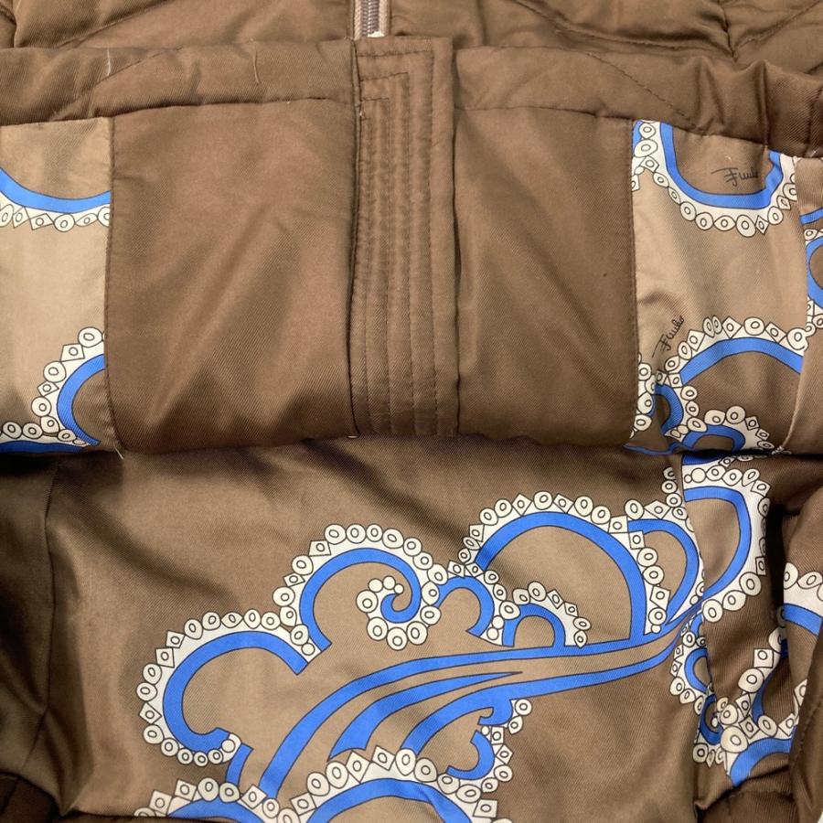EMILIO PUCCI エミリオ プッチ ダウンベスト ブラウン系 I 42
