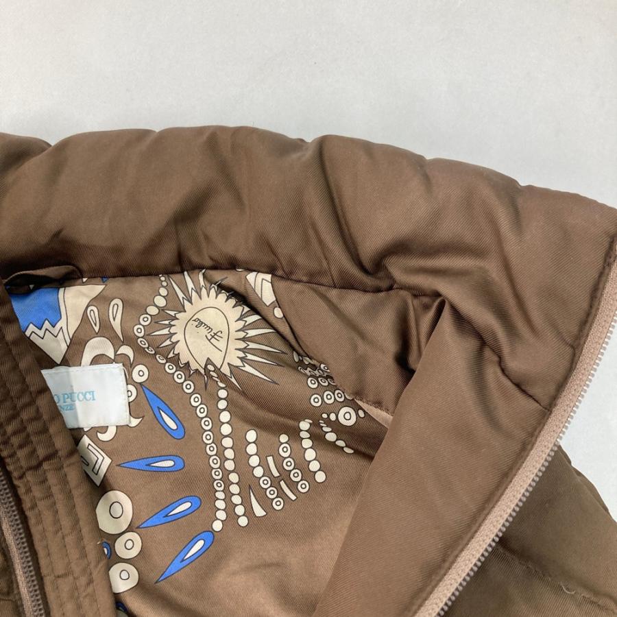EMILIO PUCCI エミリオ プッチ ダウンベスト ブラウン系 I 42