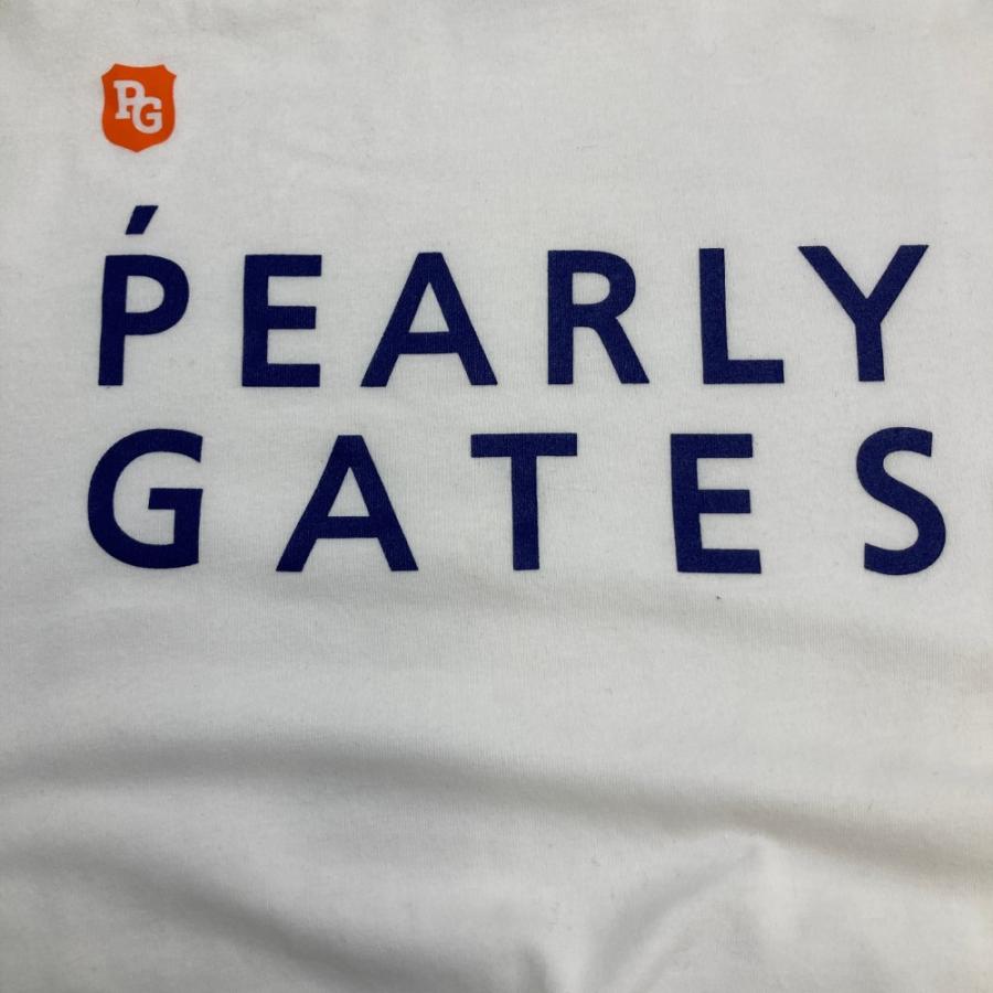 PEARLY GATES（パーリーゲイツ） モックネック 半袖Tシャツ ロゴ