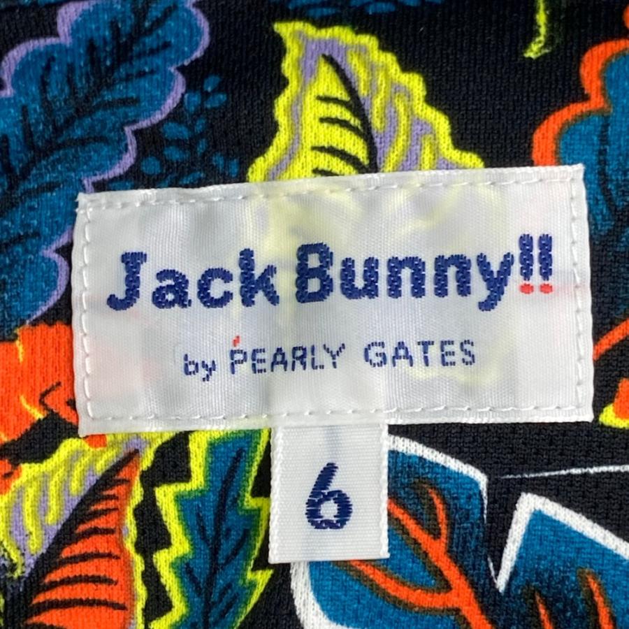 Jack Bunny!!（ジャックバニー） JACK BUNNY 半袖ポロシャツ 総柄
