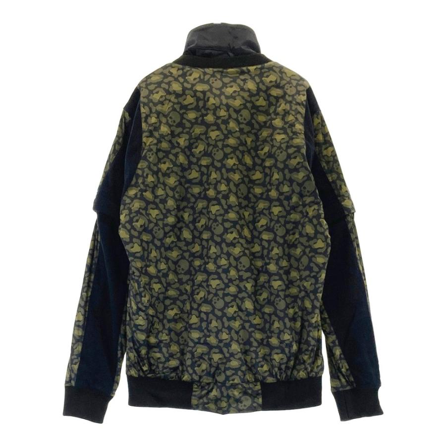 サイズ：2 DANCE WITH DRAGON ダンスウィズドラゴン  インナー付 多機能 ブルゾン スカル カモフラ 迷彩柄 カーキ系 [240101453419] ゴルフウェア メンズ ストスト DANCE WITH DRAGON ダンスウィズドラゴン インナー付 多機能