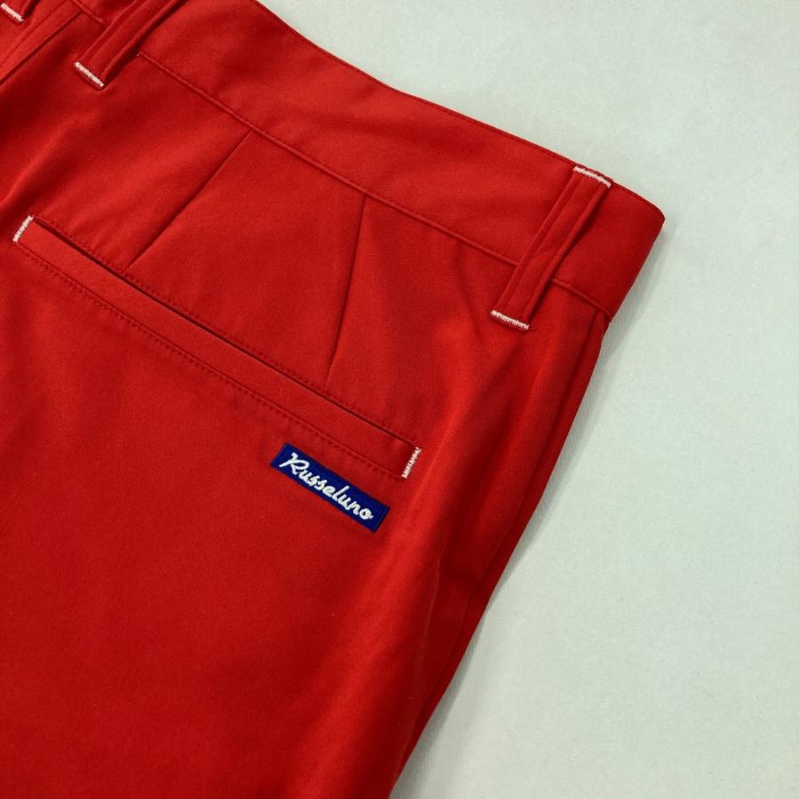 サイズ：5 RUSSELUNO ラッセルノ  ハーフパンツ ルチャ  レッド系 [240101453440] ゴルフウェア メンズ ストスト RUSSELUNO ラッセルノ ハーフパンツ ルチャ レッド系 5 ゴルフ