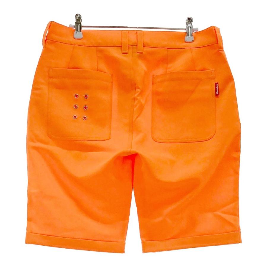 新品　ラッセルノゴルフ　ハーフパンツ　スプレー柄　ルチャ　ストレッチ　オレンジ RUSSELUNO ラッセルノ ハーフパンツ ルチャ オレンジ系 5 ゴルフウェア