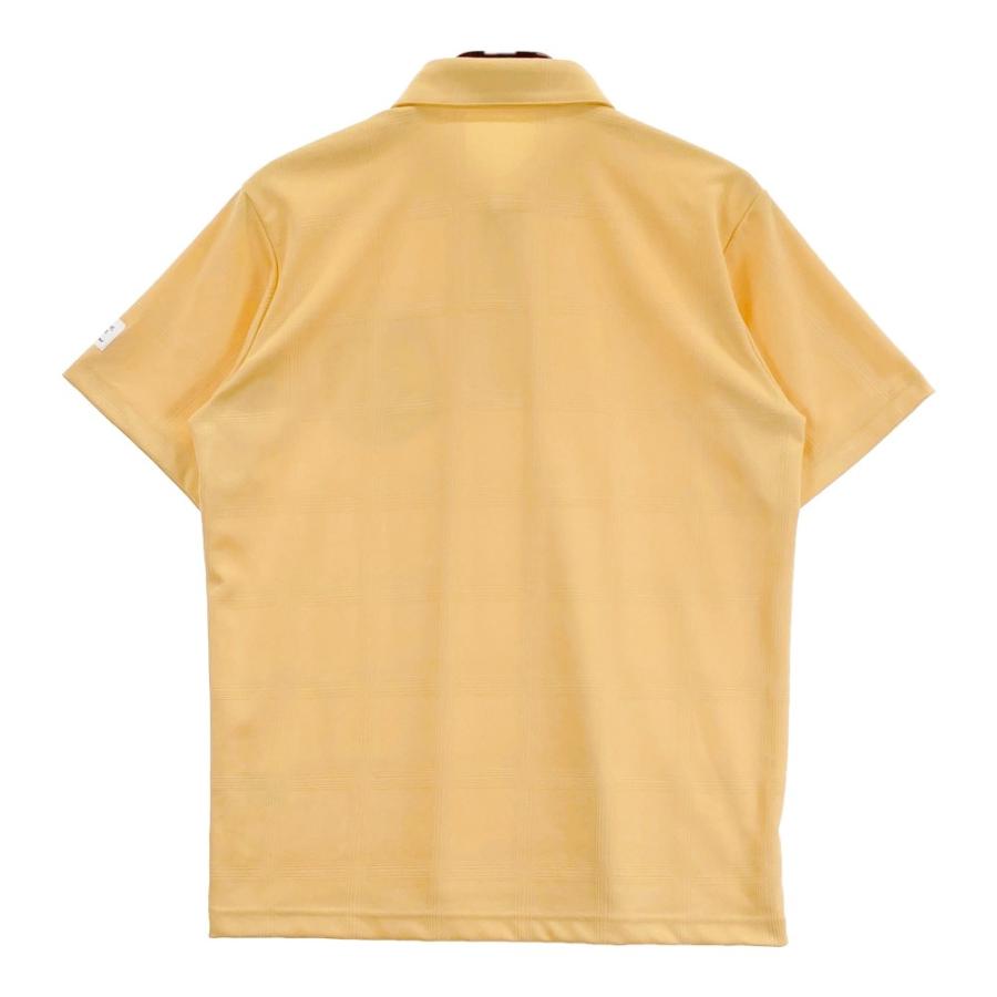 サイズ：L MUNSING WEAR マンシングウェア 2023年モデル 半袖ポロシャツ チェック柄 ネイビー系 [240101453497] ゴルフウェア メンズ ストスト MUNSING WEAR マンシングウェア 2023年モデル 半袖ポロシャツ