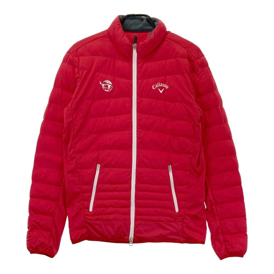 CALLAWAY キャロウェイ 長袖 中綿ジャケット レッド系 L ゴルフウェア
