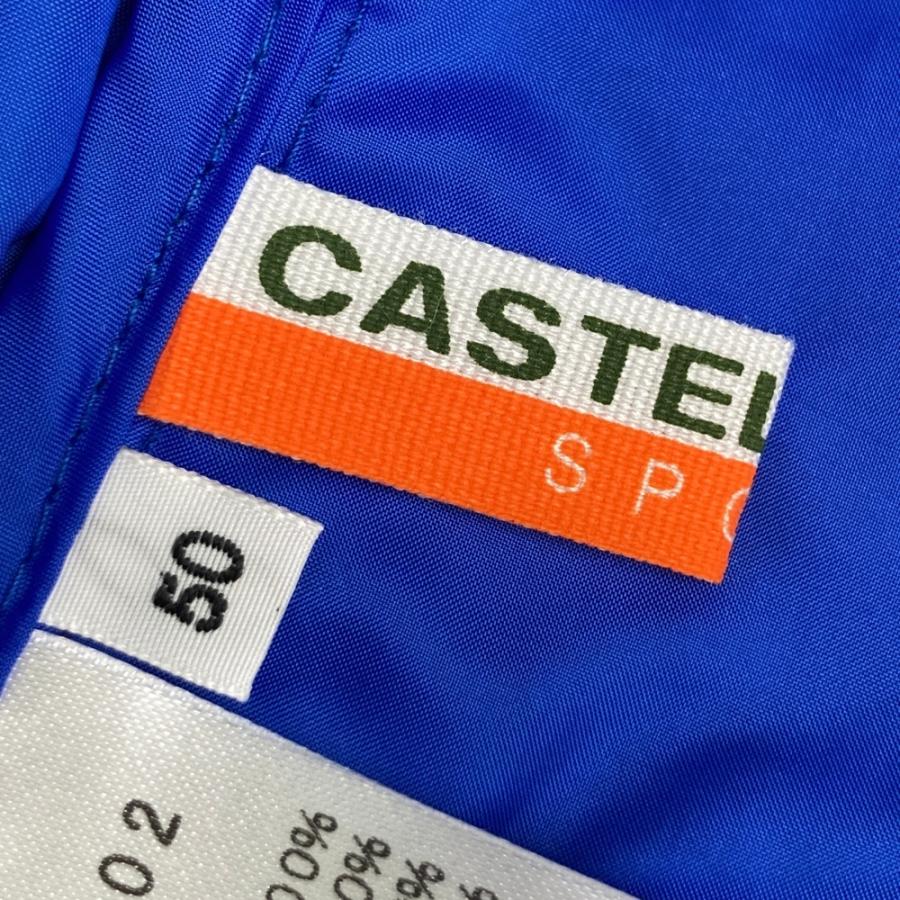 CASTELBAJAC（カステルバジャック） ダウンベスト 総柄 ネイビー系 50