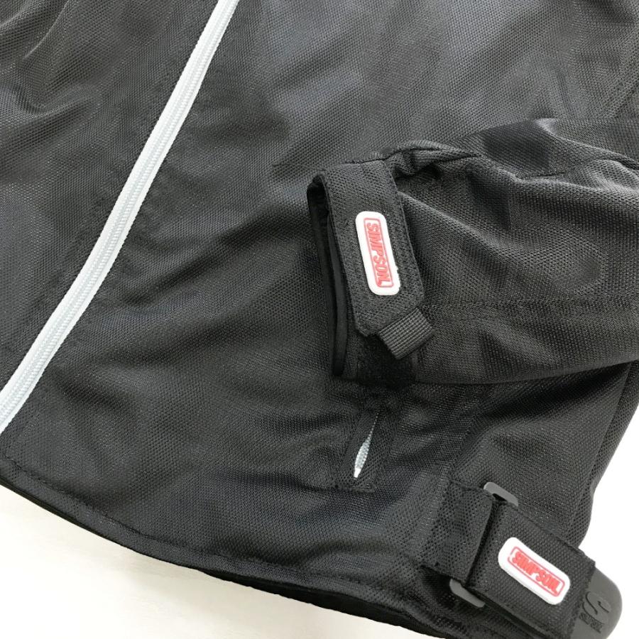 SIMPSON シンプソン メッシュジャケット NORIX ブラック系 M