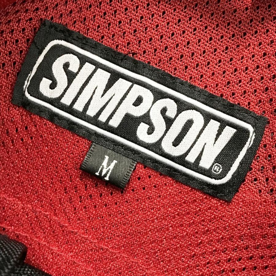 SIMPSON シンプソン メッシュジャケット NORIX ブラック系 M バイク