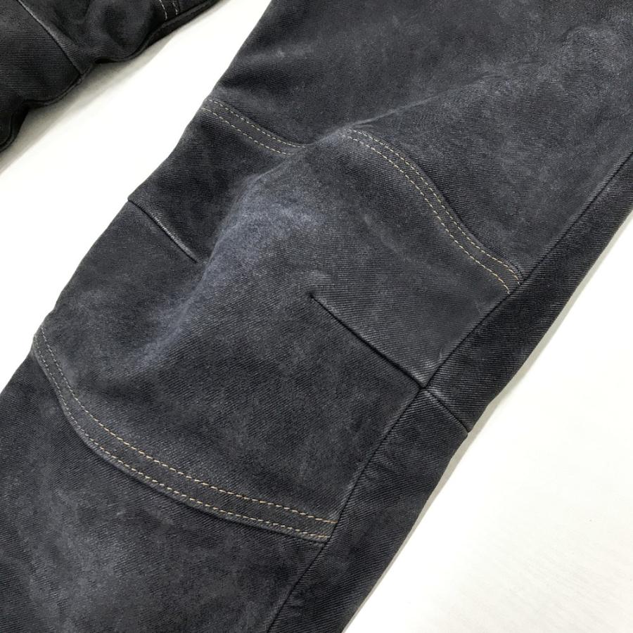 【ほぼ未使用】クシタニ EXPLORER レザーパンツ　膝プロテクター付き KUSHITANI クシタニ レザーパンツ EXPLORER ネイビー系 30 バイク