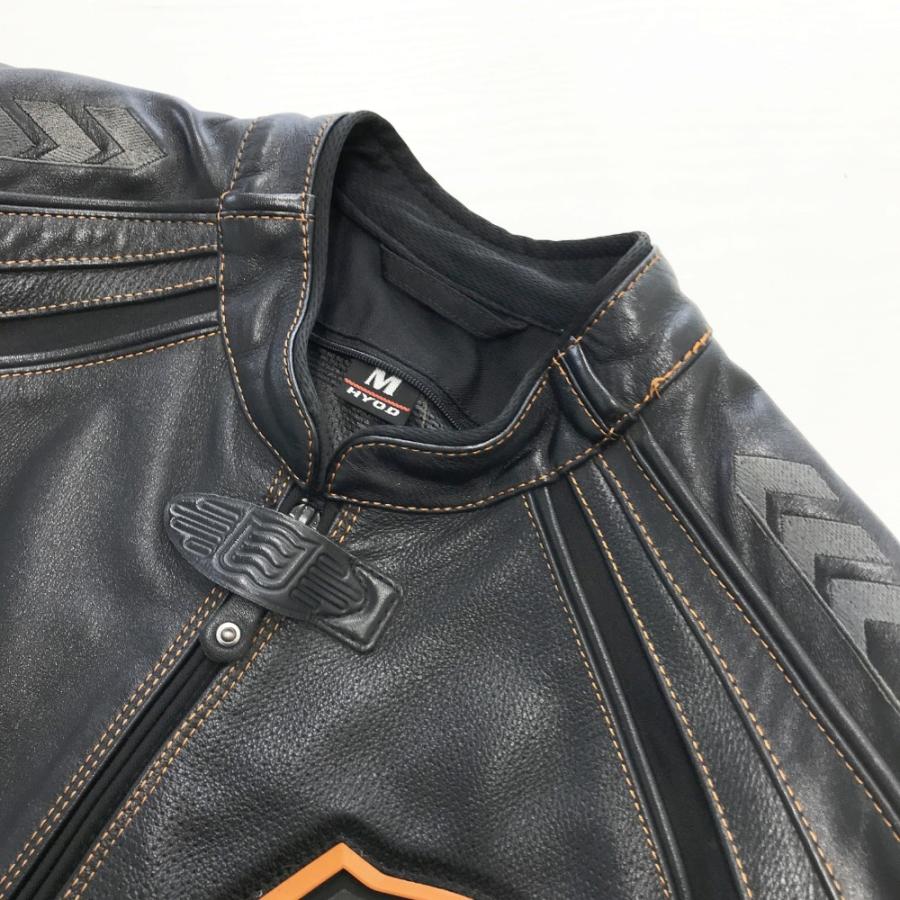 HYOD ヒョウドウ レザージャケット ブラック系 M バイクウェア メンズ