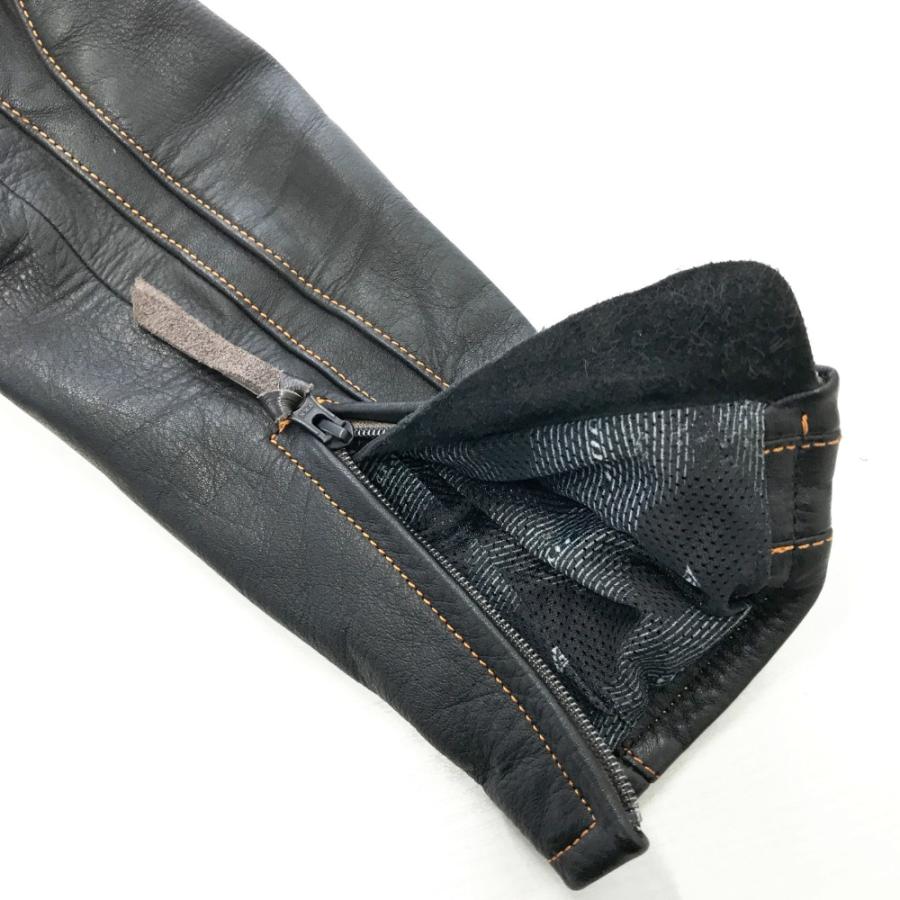 HYOD フード付きレザージャケット ブラック レザージャケット | ラインアップ | HYOD PRODUCTSオフィシャル