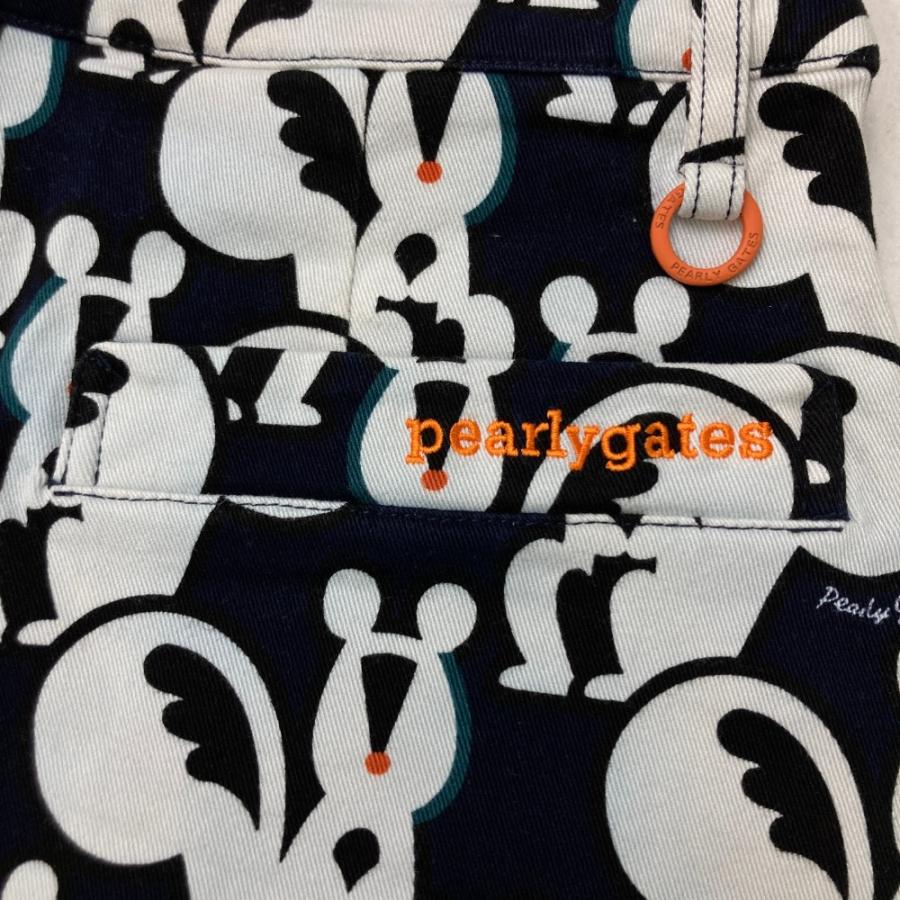 パーリーゲイツ PEARLYGATES 総柄スカート ストレッチ ネイビー系 1 PEARLY GATES パーリーゲイツ ストレッチスカート ネイビー系