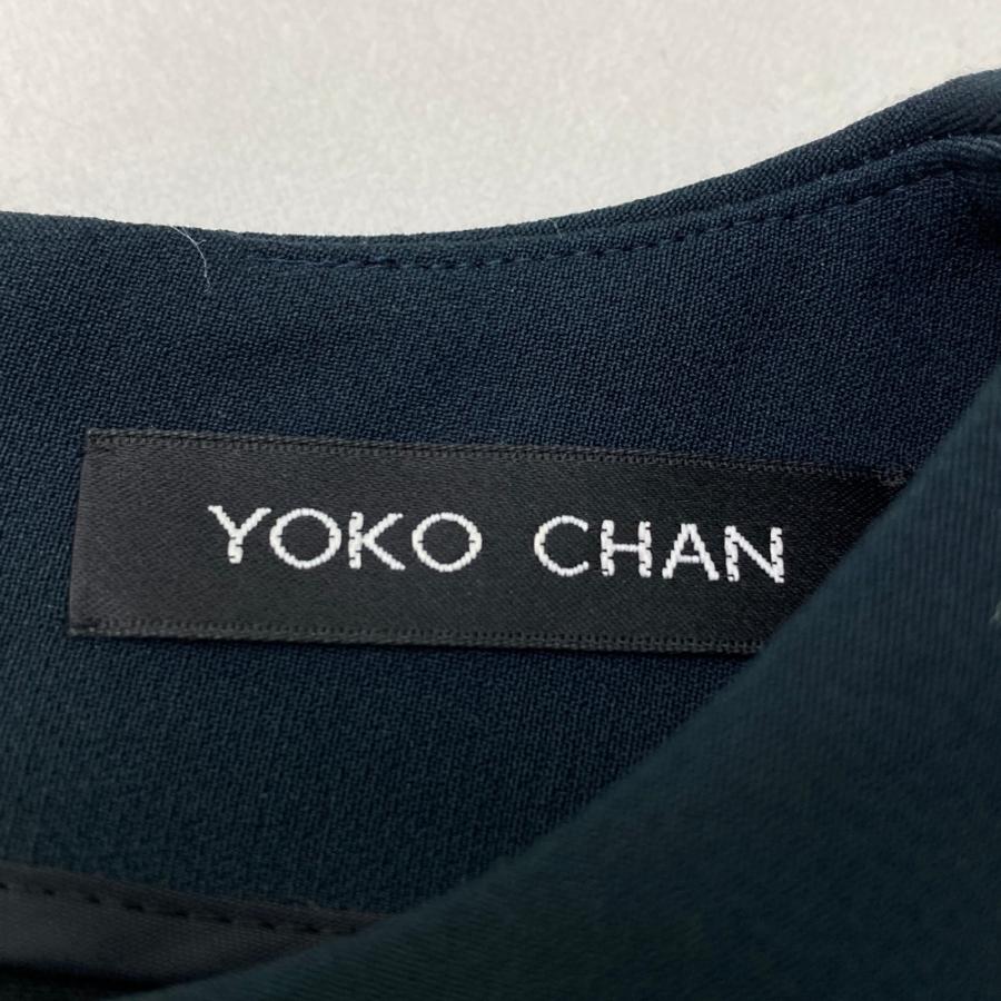 未使用品　YOKO CHAN ヨーコチャン　ワンピース　36 タグ付き　ネイビー 未使用タグ付き YOKO CHAN ヨーコチャン Flared Dress 36 - メルカリ