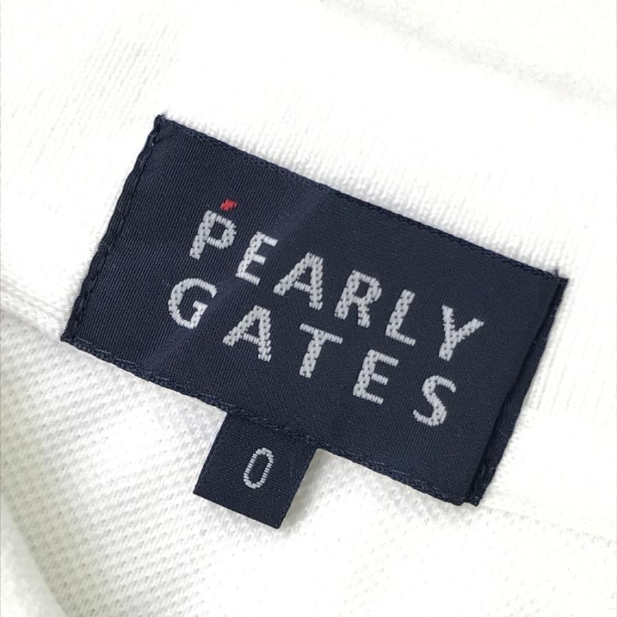 PEARLY GATES（パーリーゲイツ） 半袖ポロシャツ ホワイト系 0 ゴルフ