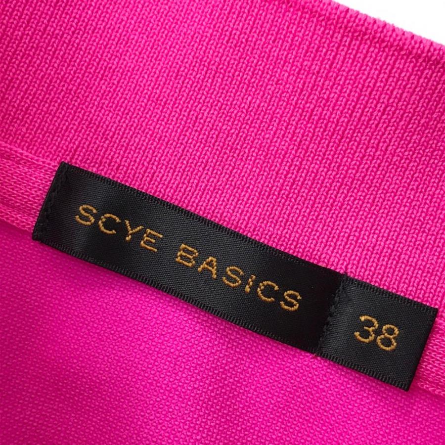 Scye（サイ） SCYE BASICS ベーシック 半袖襟付きTシャツ ピンク系 38