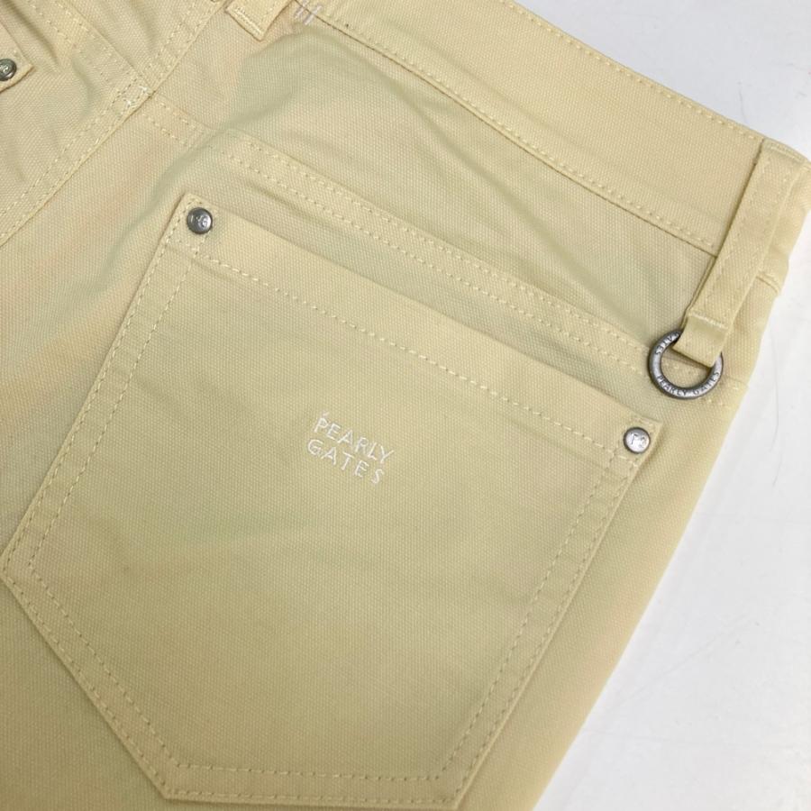 PEARLY GATES パーリーゲイツ 2024年モデル ストレッチロングパンツ  イエロー系 1 ゴルフウェア レディースの画像