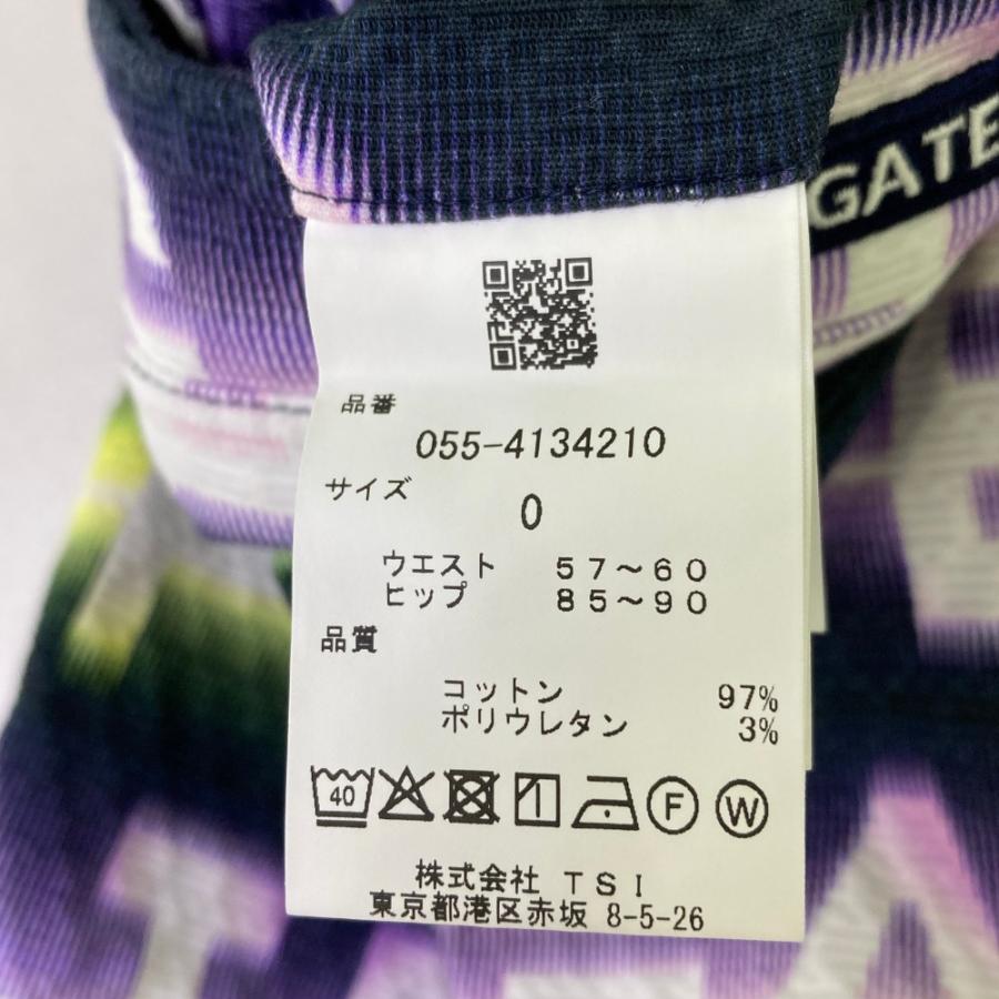 PEARLY GATES（パーリーゲイツ） ストレッチスカート ロゴ柄 パープル