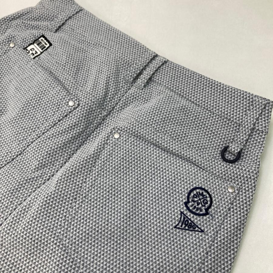 PEARLY GATES パーリーゲイツ 2023年モデル ストレッチスカート 総柄 グレー系 1 ゴルフウェア レディースの画像