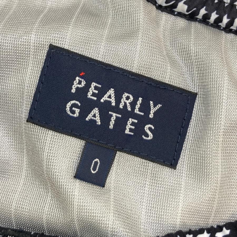 サイズ：0 PEARLY GATES パーリーゲイツ  蓄熱 プリーツ切替 スカート グレンチェック柄 ネイビー系 [240101455477] ゴルフウェア レディース ストスト PEARLY GATES パーリーゲイツ 蓄熱 プリーツ切替 スカート グレン