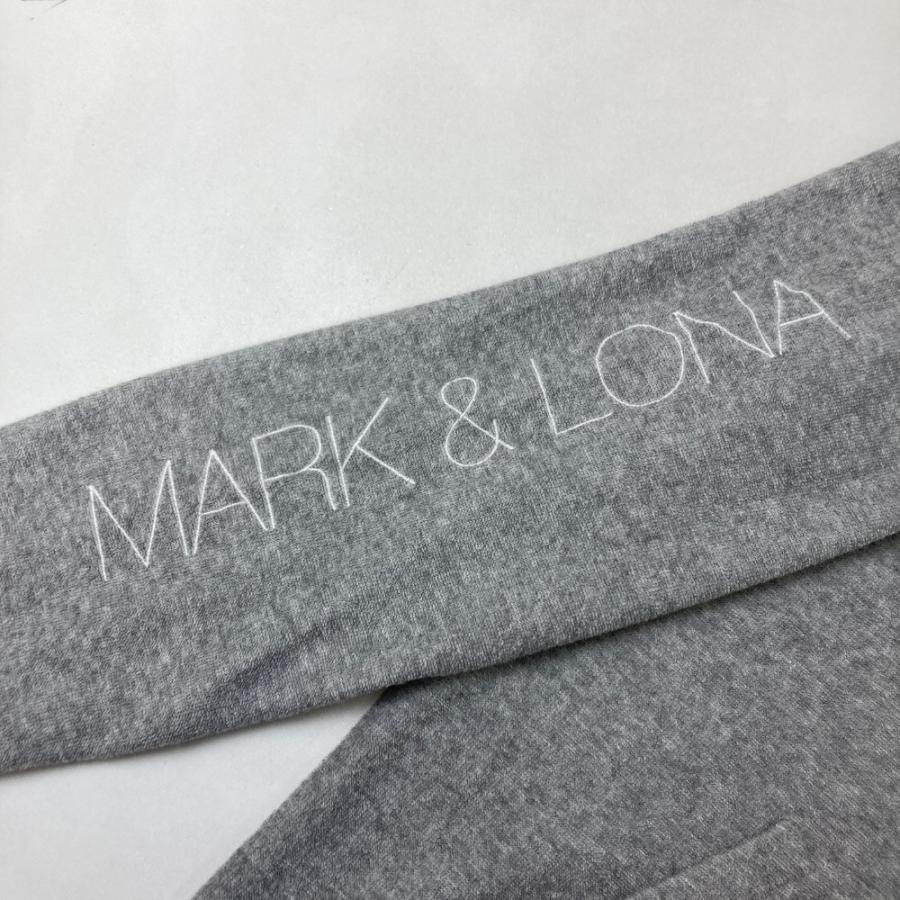MARK &LONA パーカー　ゴルフウェア MARK&LONA マークアンドロナ ジップパーカー パイル グレー系 M