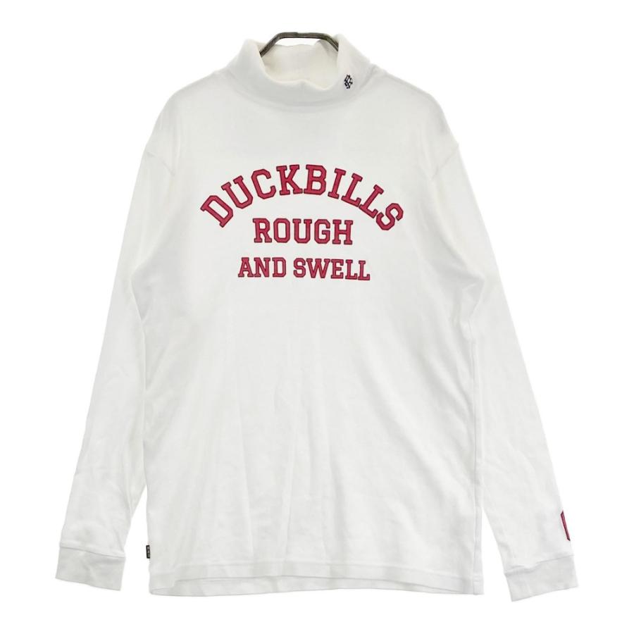 ROUGH & SWELL ラフアンドスウェル 長袖タートルネックシャツ M 白 ROUGH&SWELL ラフアンドスウェル 長袖タートルネックTシャツ