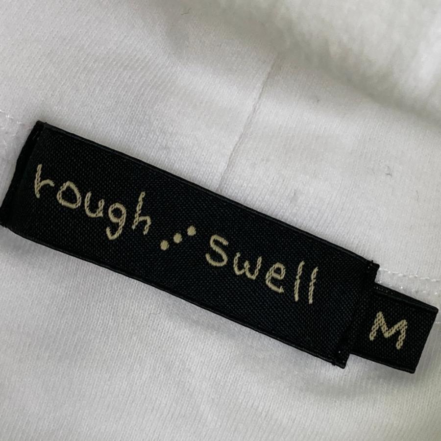 サイズ：M ROUGH&SWELL ラフアンドスウェル  長袖タートルネックTシャツ  ホワイト系 [240101455636] ゴルフウェア メンズ ストスト ROUGH&SWELL ラフアンドスウェル 長袖タートルネックTシャツ ホワイト