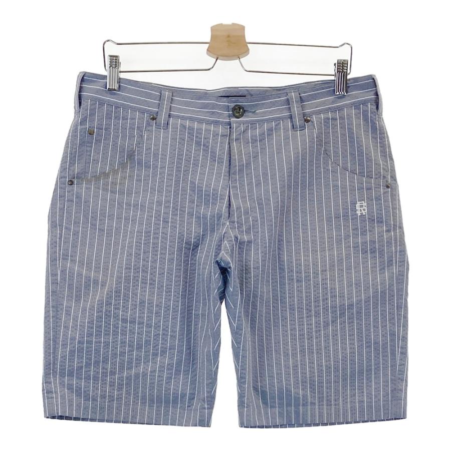 美品 rough & swell ラフアンドスウェル ゴルフ ハーフパンツ L ROUGH&SWELL ラフアンドスウェル 2023年 ハーフパンツ ネイビー