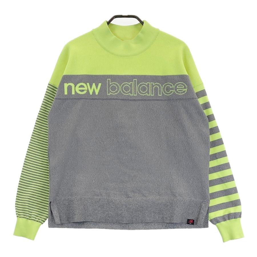 NEW BALANCE GOLF ニューバランス ニット セーター グレー系 2 ゴルフ
