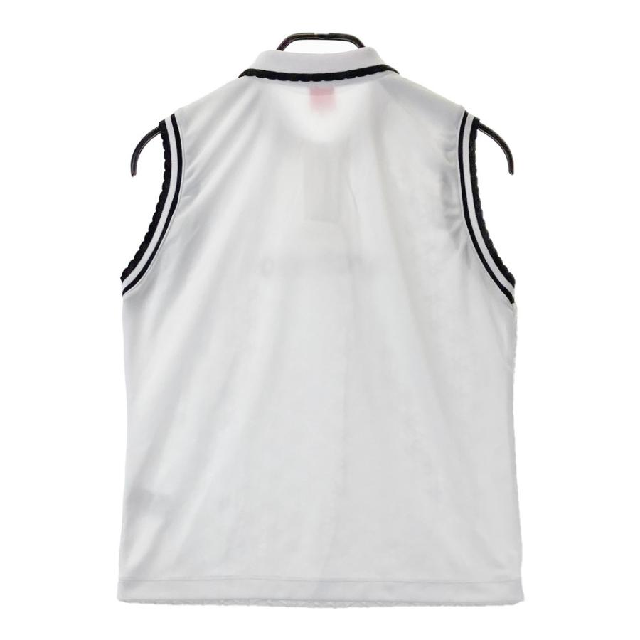 ARCHIVIO アルチビオ 襟付 ノースリーブ Tシャツ ホワイト系 38