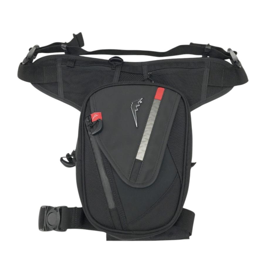 KUSHITANI クシタニ レッグバッグ 新品未使用 KUSHITANI クシタニ レッグバッグ ブラック系 バイクウェア : ブランド