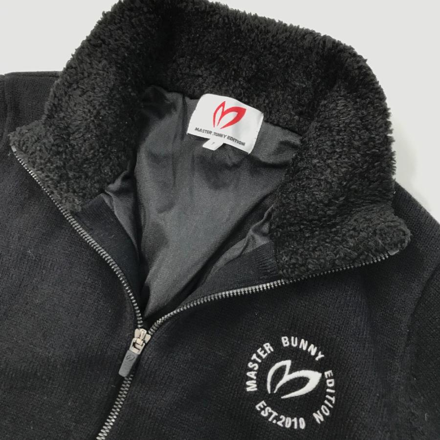 定価41800円【新品】レディースL マスターバニー ニットジャケット黒 MASTER BUNNY EDITION マスターバニーエディション ニット
