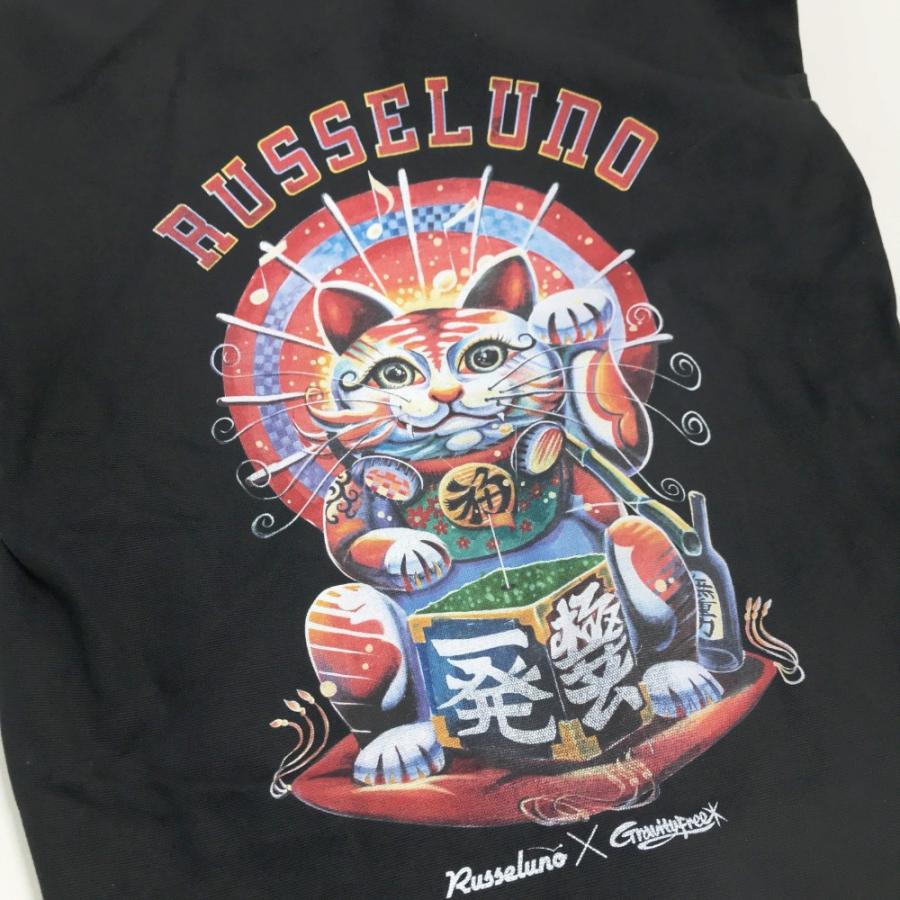 RUSSELUNO ラッセルノ  一発極芸 ドラムバッグバッグ 総柄 ブラック系  [240101456288] ゴルフウェア ストスト 新品】RUSSELUNO ラッセルノ 一発極芸 ドラムバッグバッグ 総柄