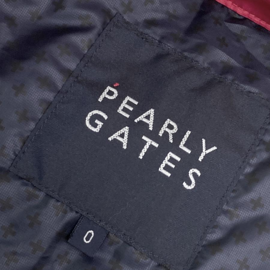 PEARLY GATES パーリーゲイツ ダウン ジップジャケット 総柄 ピンク系