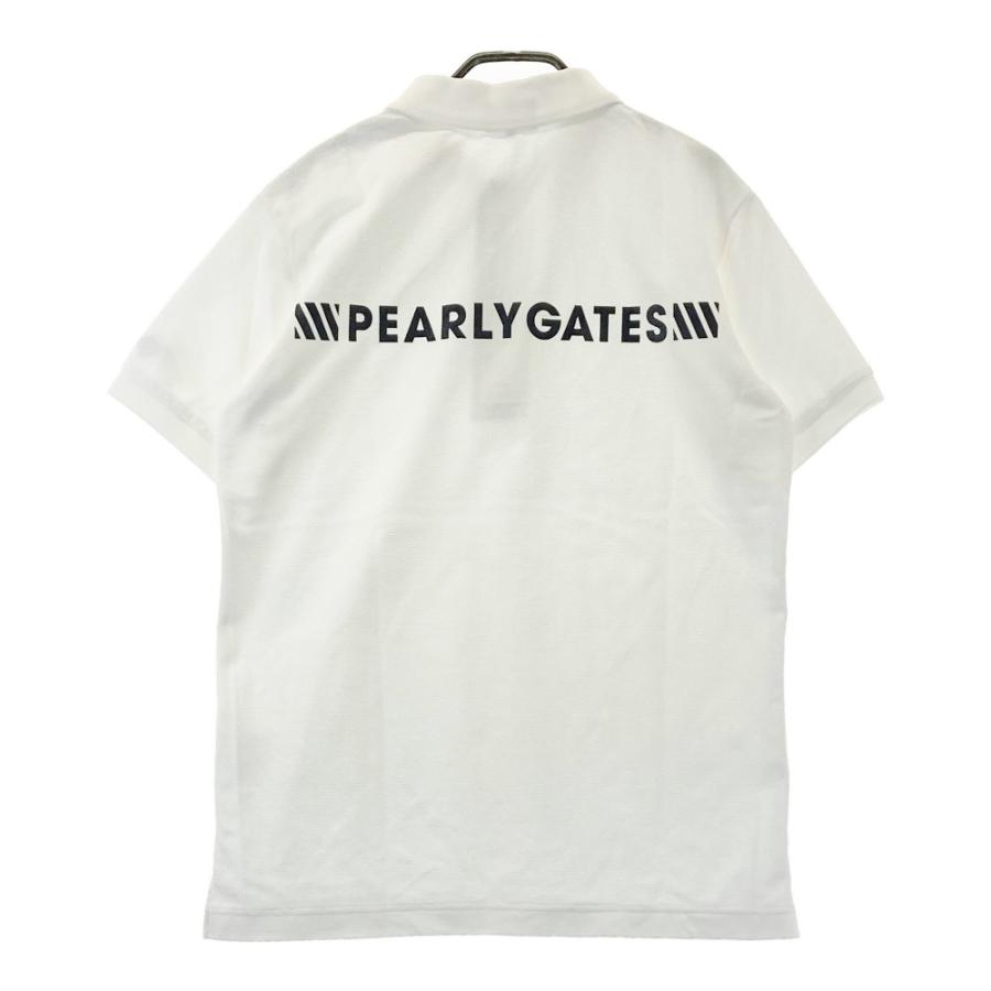 PEARLY GATES 新作半袖ポロシャツ サイズ5 ホワイト系 新品未使用 PEARLY GATES パーリーゲイツ 半袖ポロシャツ ホワイト系 5 ゴルフ