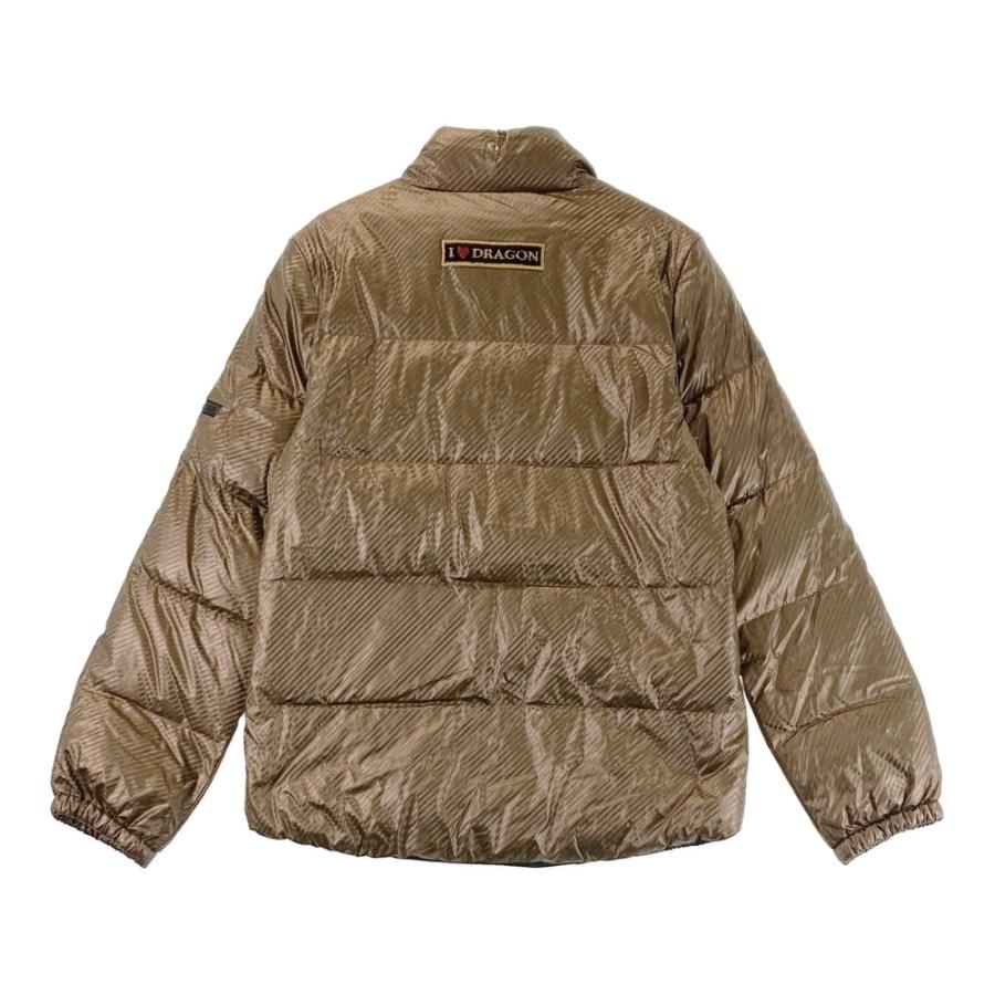 8094. DANCE WITH DRAGON 総柄 ダウンジャケット DANCE WITH DRAGON ダンスウィズドラゴン 2WAY ダウンジャケット 総柄