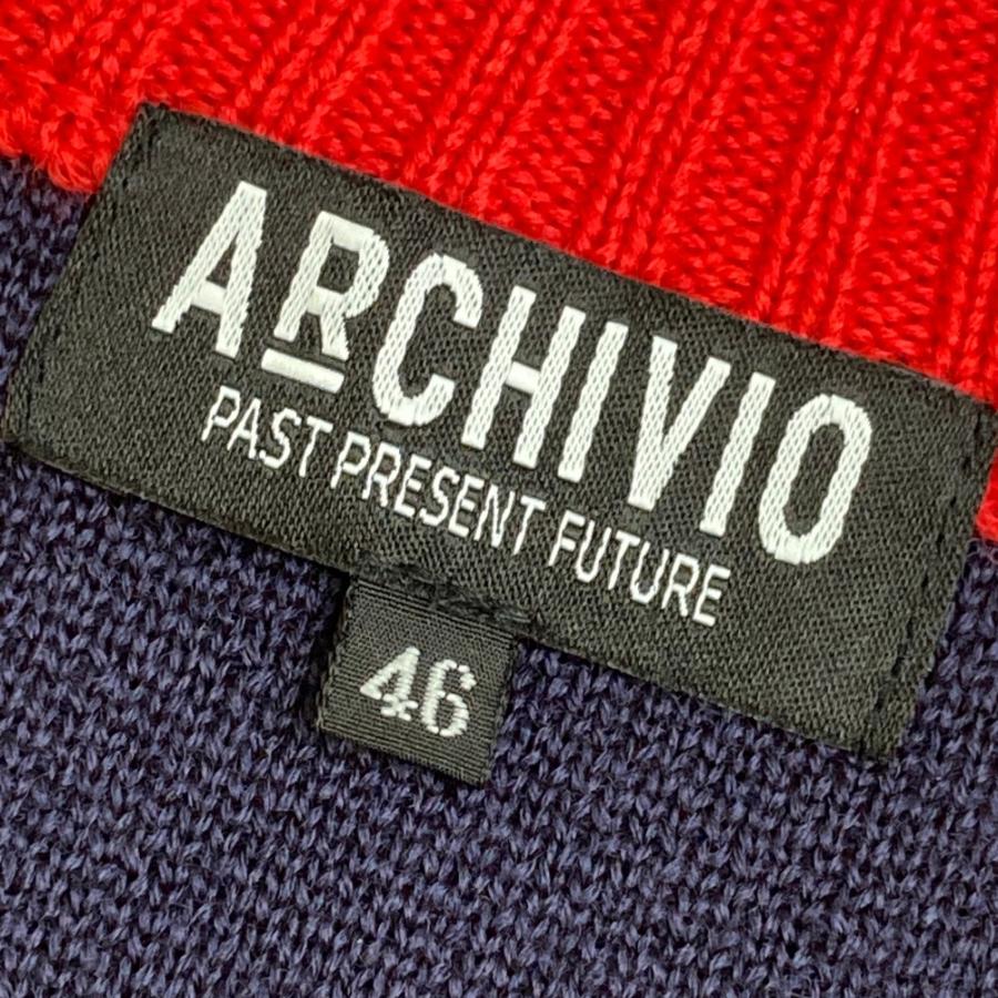 archivio アルチビオ　メンズジャケット46 ARCHIVIO アルチビオ 2024年モデル ニット ジップジャケット