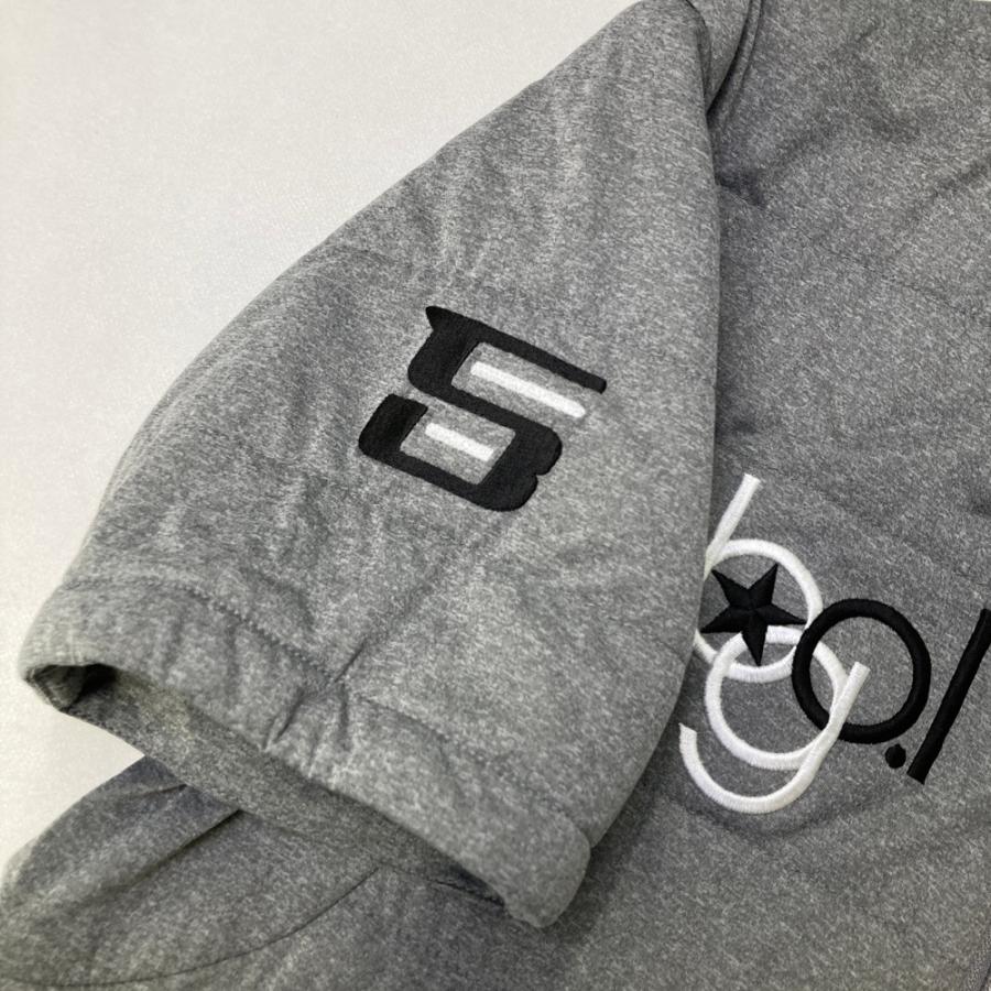 BEAMS GOLF ビームスゴルフ 蓄熱 中綿 半袖ジャケット BEAMS GOLF ビームスゴルフ 蓄熱 中綿 半袖ジップジャケット グレー系