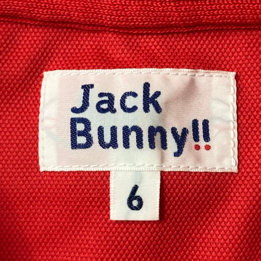Jack Bunny!!（ジャックバニー） JACK BUNNY 半袖ポロシャツ レッド系