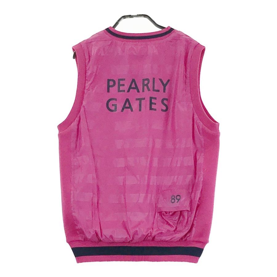 PEARLY GATES（パーリーゲイツ） リバーシブル ニットベスト ピンク系