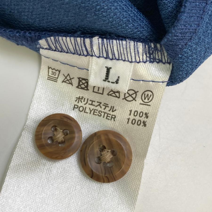 TRAVIS MATHEW トラビスマシュー 半袖シャツ 総柄 ネイビー系 L