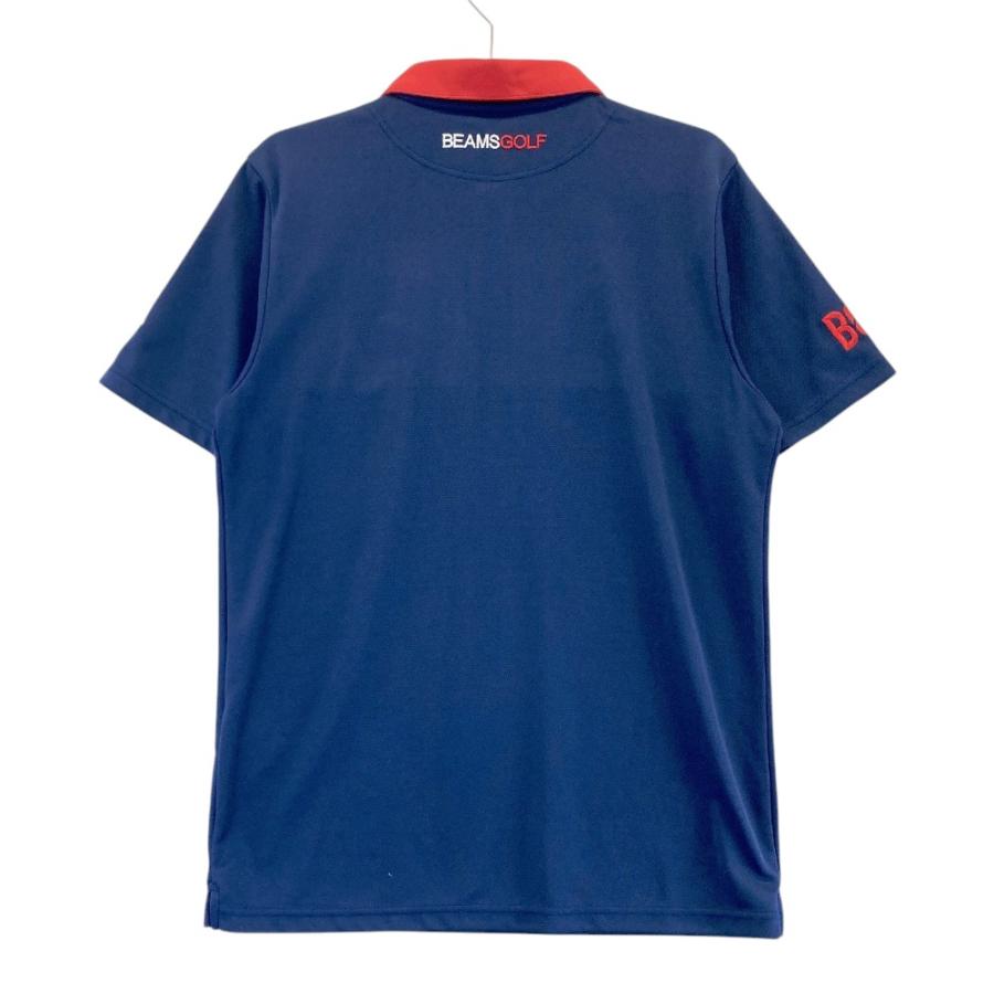 BEAMS GOLF ビームス ゴルフ 半袖 ポロシャツ M ブルー メンズ BEAMS GOLF 「BEAMS GOLF」 半袖ポロシャツ MEDIUM ブルー
