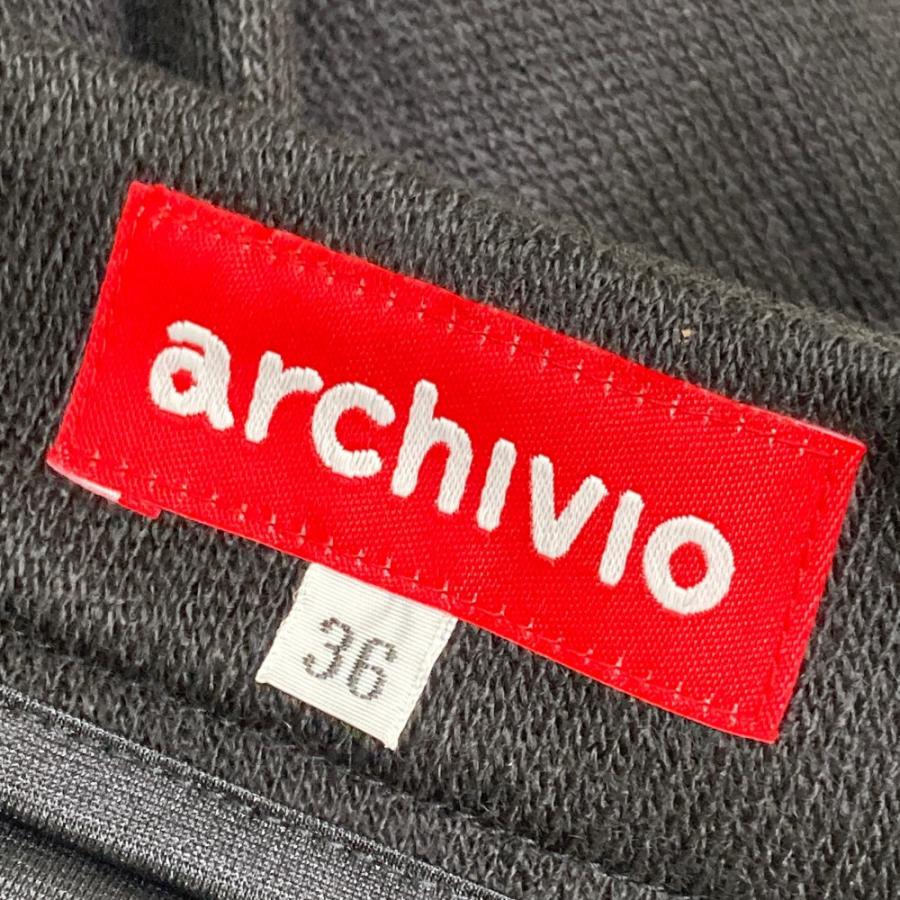 サイズ：36 ARCHIVIO アルチビオ 2024年 ニット プリーツスカート  ブラック系 [240101457427] ゴルフウェア レディース ストスト 新品】ARCHIVIO アルチビオ 2024年 ニット プリーツスカート