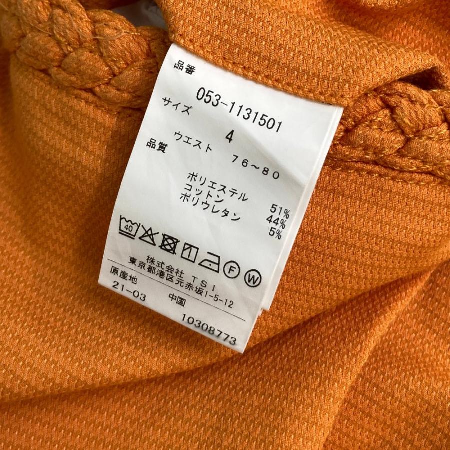 PEARLY GATES パーリーゲイツ ストレッチパンツ オレンジ系 4 ゴルフ