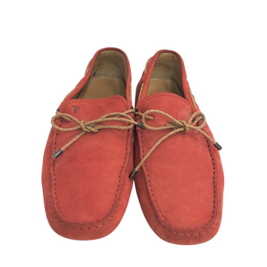 TOD'S トッズ ドライビングシューズ レッド系 6 1/2 メンズ : ブランド