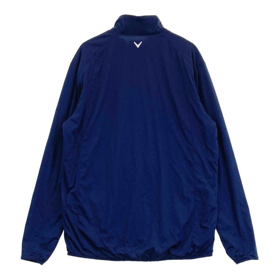 Callaway キャロウェイ ゴルフ ジップジャケット【ネイビー/Ｌ】美品！ CALLAWAY キャロウェイ ジップジャケット ネイビー系 L ゴルフ